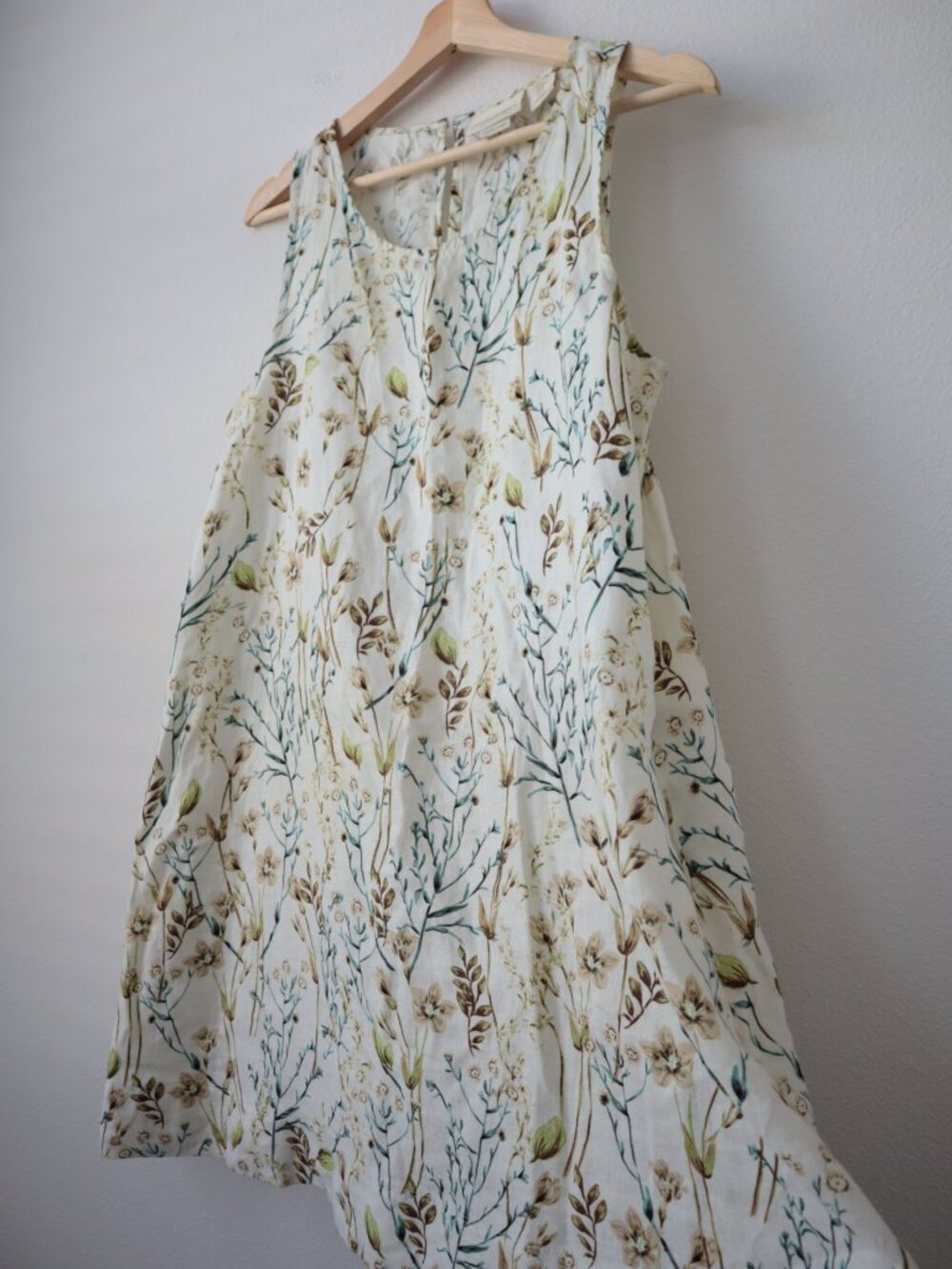 Cynthia Rowley Floral Linen Swing Dress | M